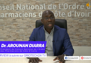 Les INTERVIEWS GT24 Les missions de l’Ordre des Pharmaciens avec Dr Arounan DIARRA Le President du Conseil National de l'Ordre des Pharmaciens de Côte d'Ivoire