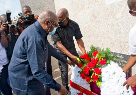 L'hommage du président du Ppa--CI, Laurent Gbagbo, aux victimes de Duekoué