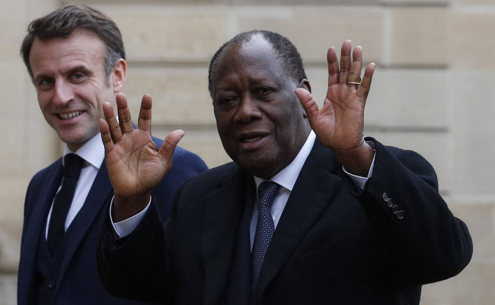 En séjour récemment en France : Ouattara reçu par Macron